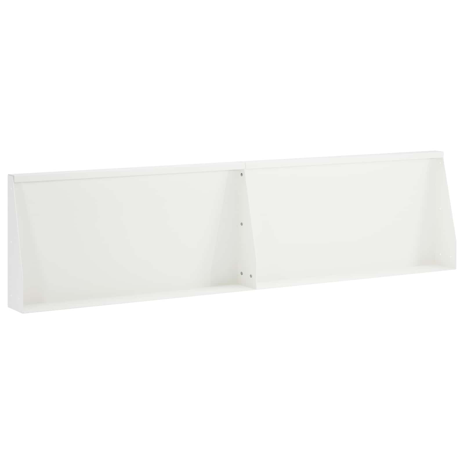 vidaXL Mur oporowy 2 szt. 80 x 12 x 40 cm Stal Biały