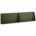 vidaXL Mur oporowy 2 szt. 80 x 12 x 40 cm Stal Oliwkowy zielony