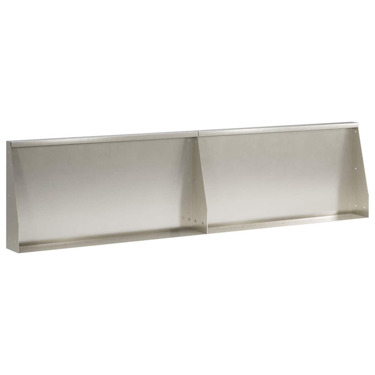 vidaXL Mur oporowy 2 szt. 80 x 12 x 40 cm Stal nierdzewna srebrny