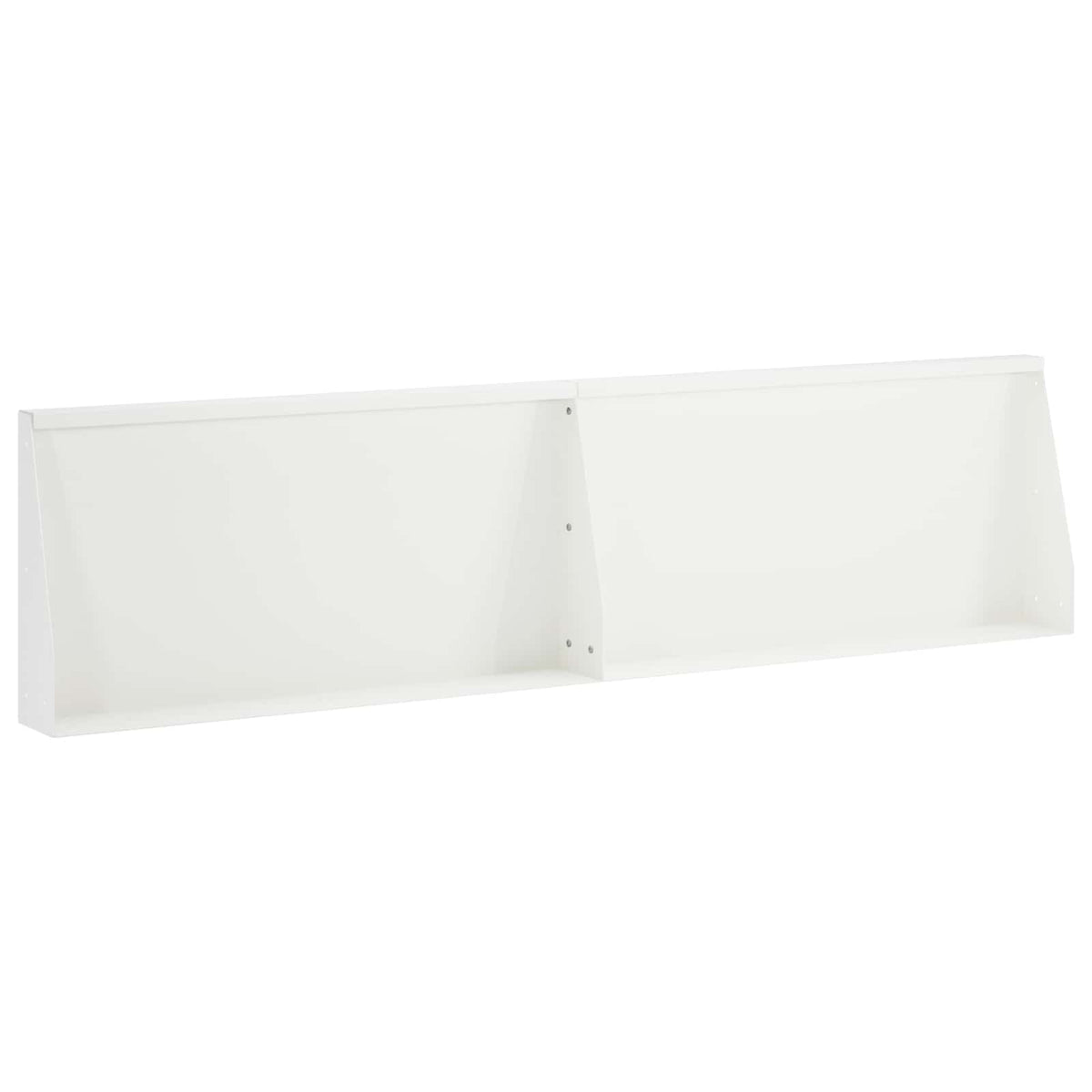 vidaXL Mur oporowy 2 szt. 80 x 12 x 50 cm Stal Biały