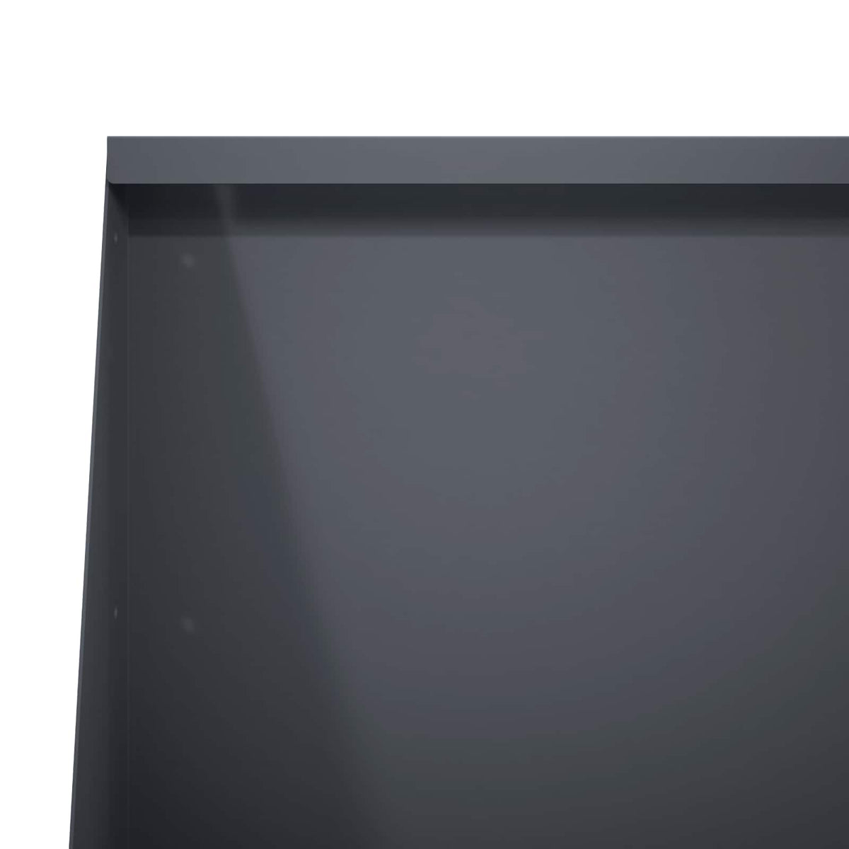 vidaXL Mur oporowy 2 szt. 80 x 12 x 50 cm Stal antracytowy