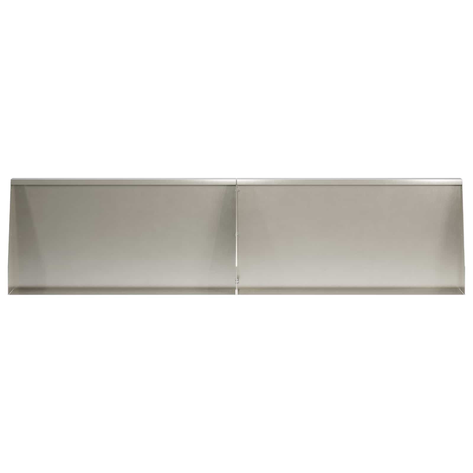 vidaXL Mur oporowy 2 szt. 80 x 12 x 50 cm Stal nierdzewna srebrny