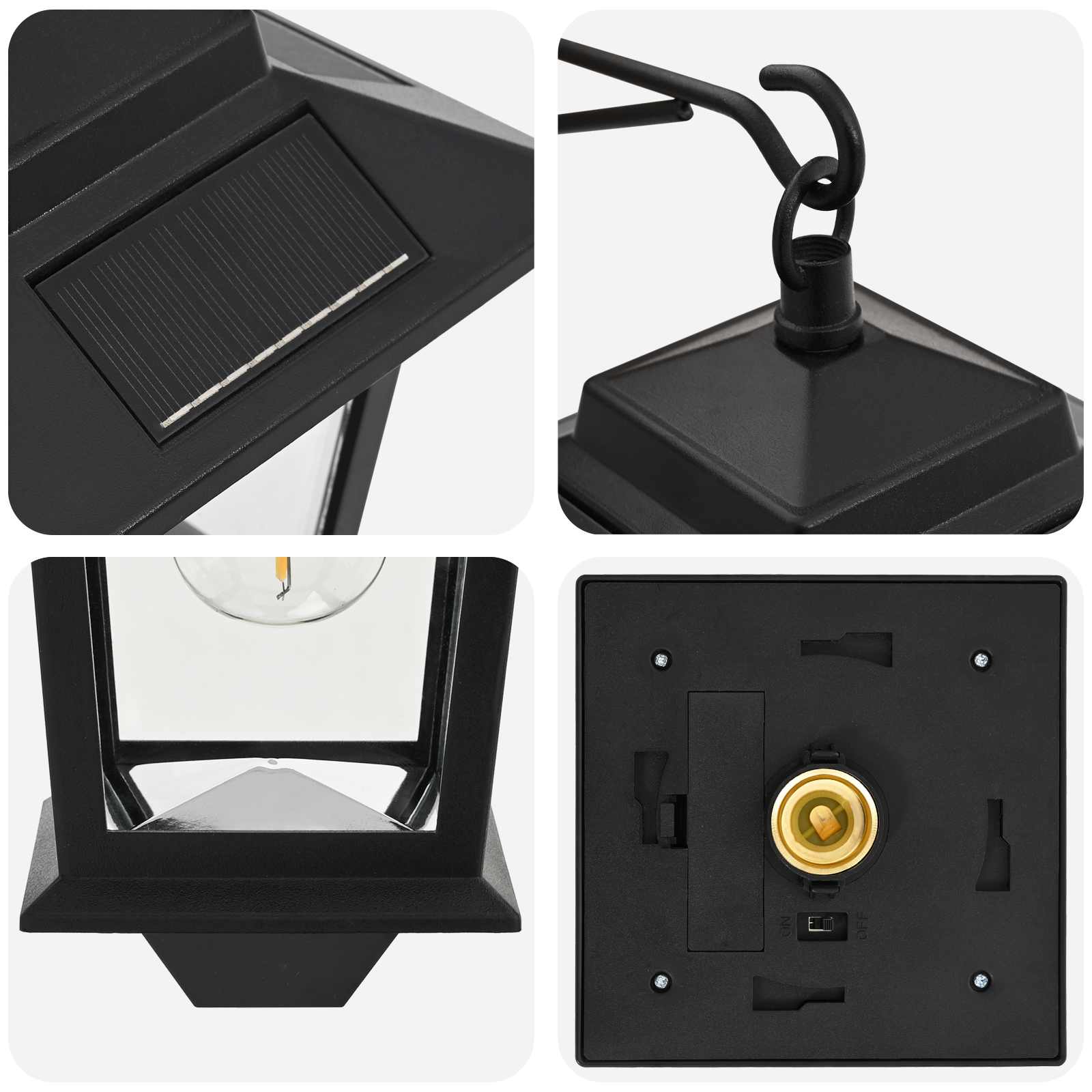 vidaXL Lampa Montażowa na Ścianie 2 szt. Czarny 19 x 14 x 25 cm
