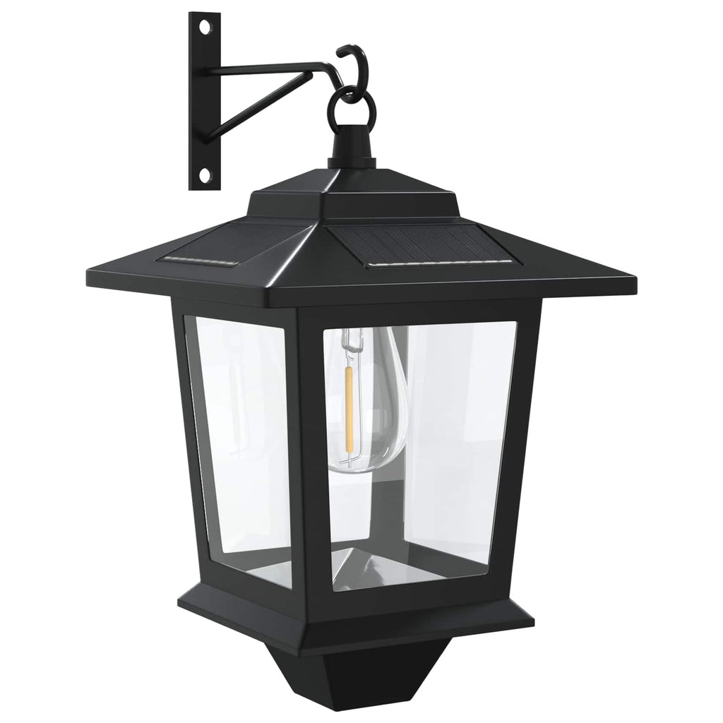 vidaXL Lampa Montażowa na Ścianie 2 szt. Czarny 19 x 14 x 25 cm