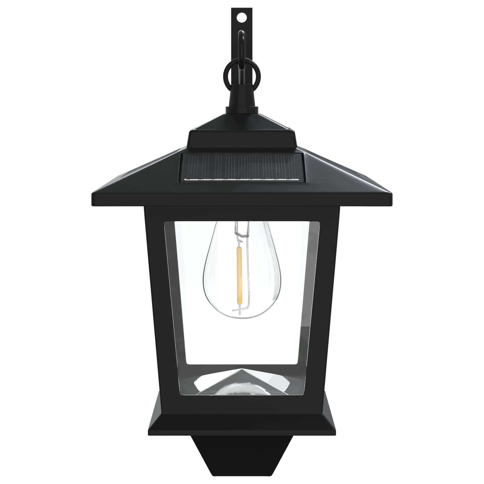 vidaXL Lampa Montażowa na Ścianie 2 szt. Czarny 19 x 14 x 25 cm