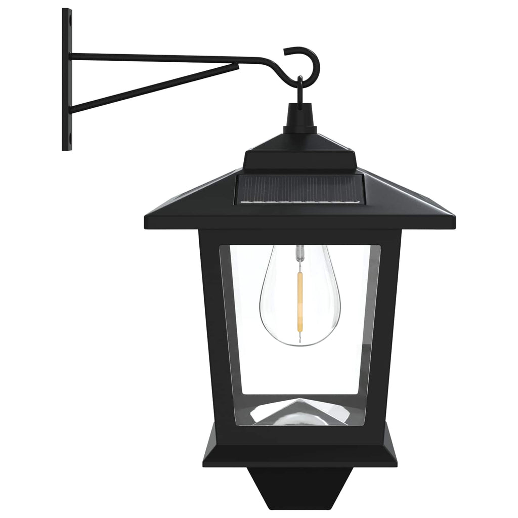 vidaXL Lampa Montażowa na Ścianie 2 szt. Czarny 19 x 14 x 25 cm