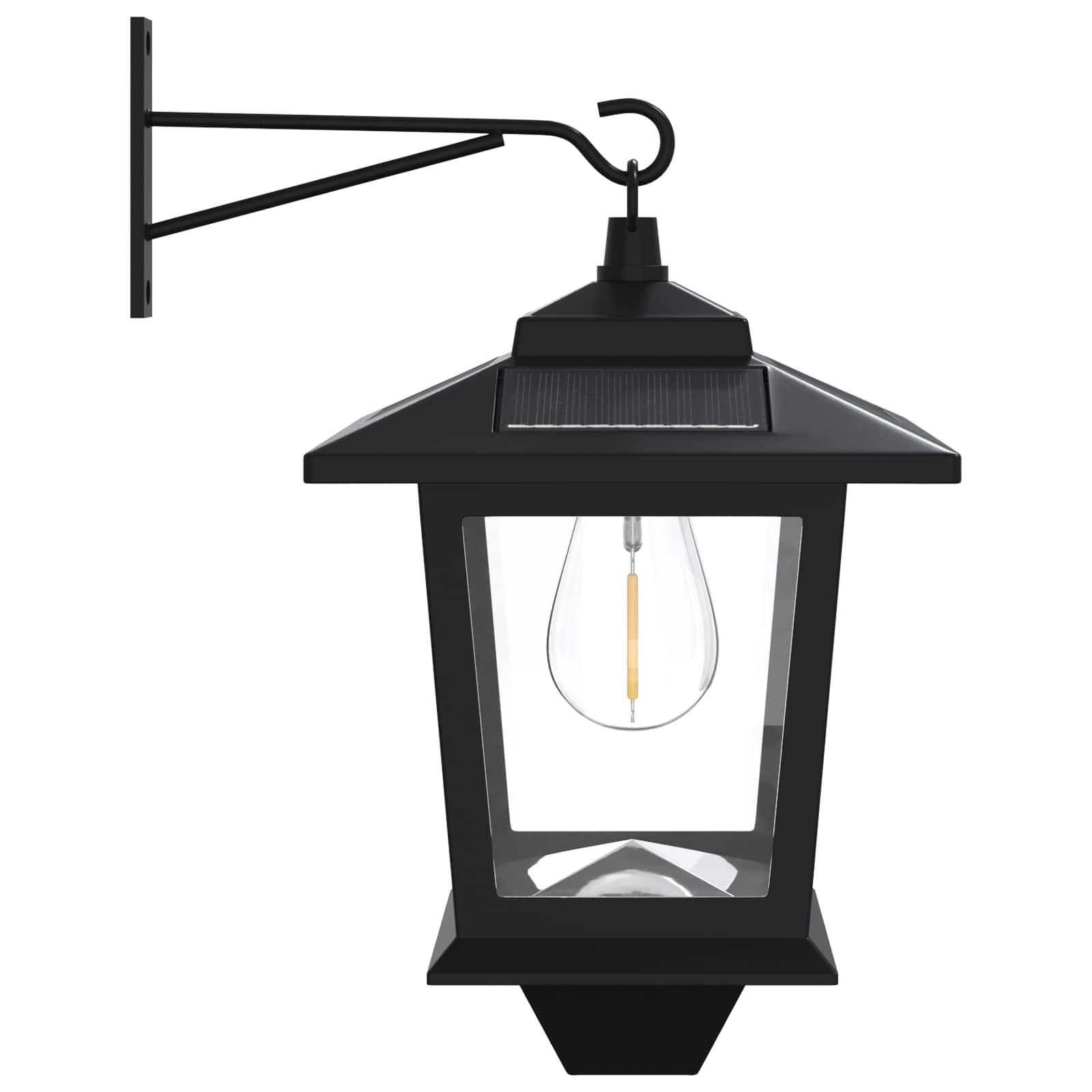 vidaXL Lampa Montażowa na Ścianie 2 szt. Czarny 19 x 14 x 25 cm