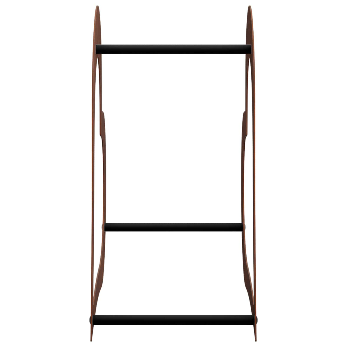 vidaXL Stojak na drewno 41 x 40 x 20 cm Stal kortenowska Rdzawy
