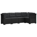 vidaXL 5-osobowa sofa ogrodowa z poduszkami w stylu rattanowym PP