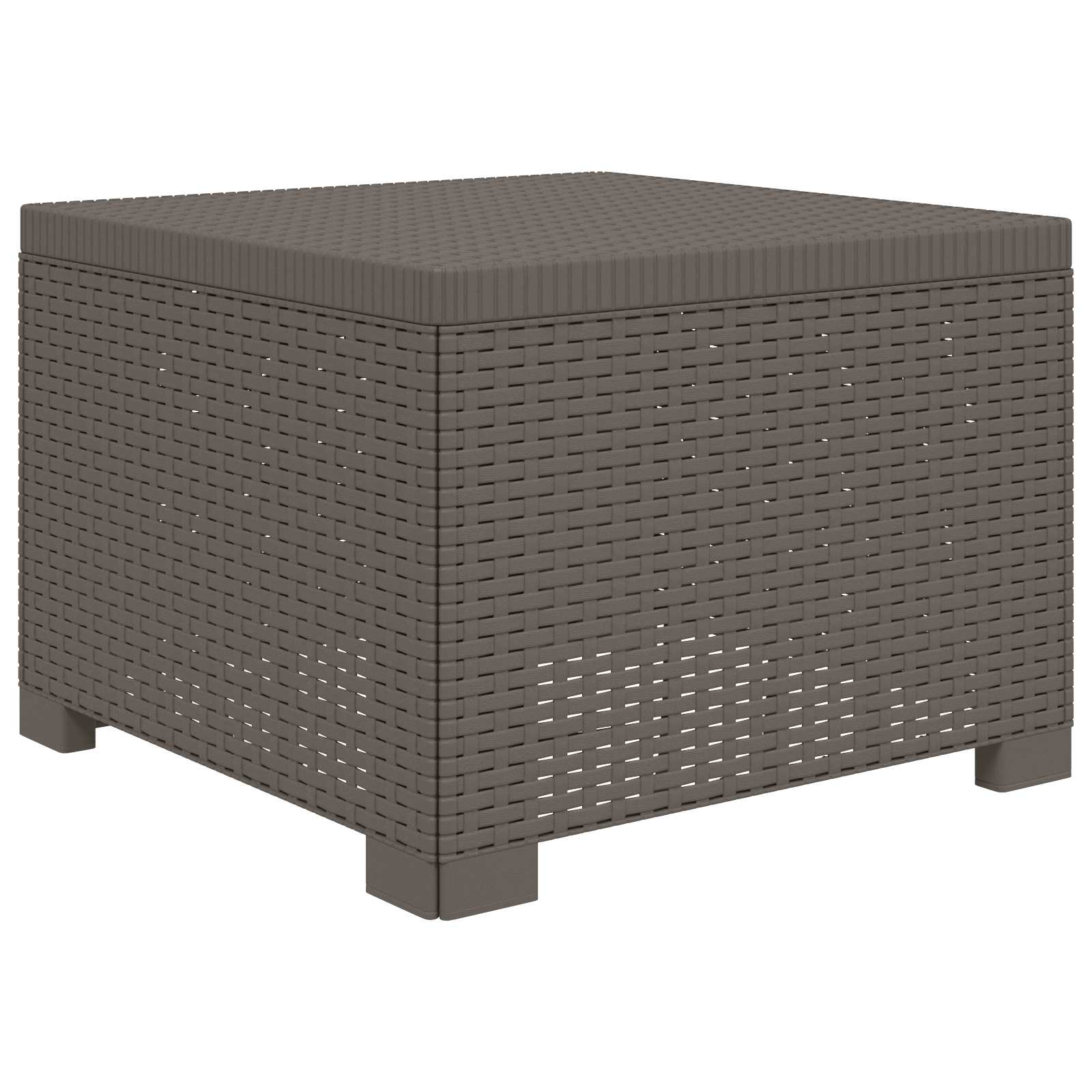 vidaXL 5-osobowa sofa ogrodowa z poduszkami w stylu rattanowym PP