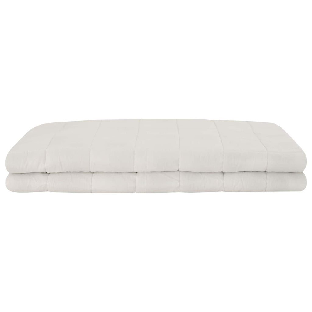 vidaXL Kołdra obciążeniowa Biały 122 x 183 cm 5 kg 100% Bawełna 205T