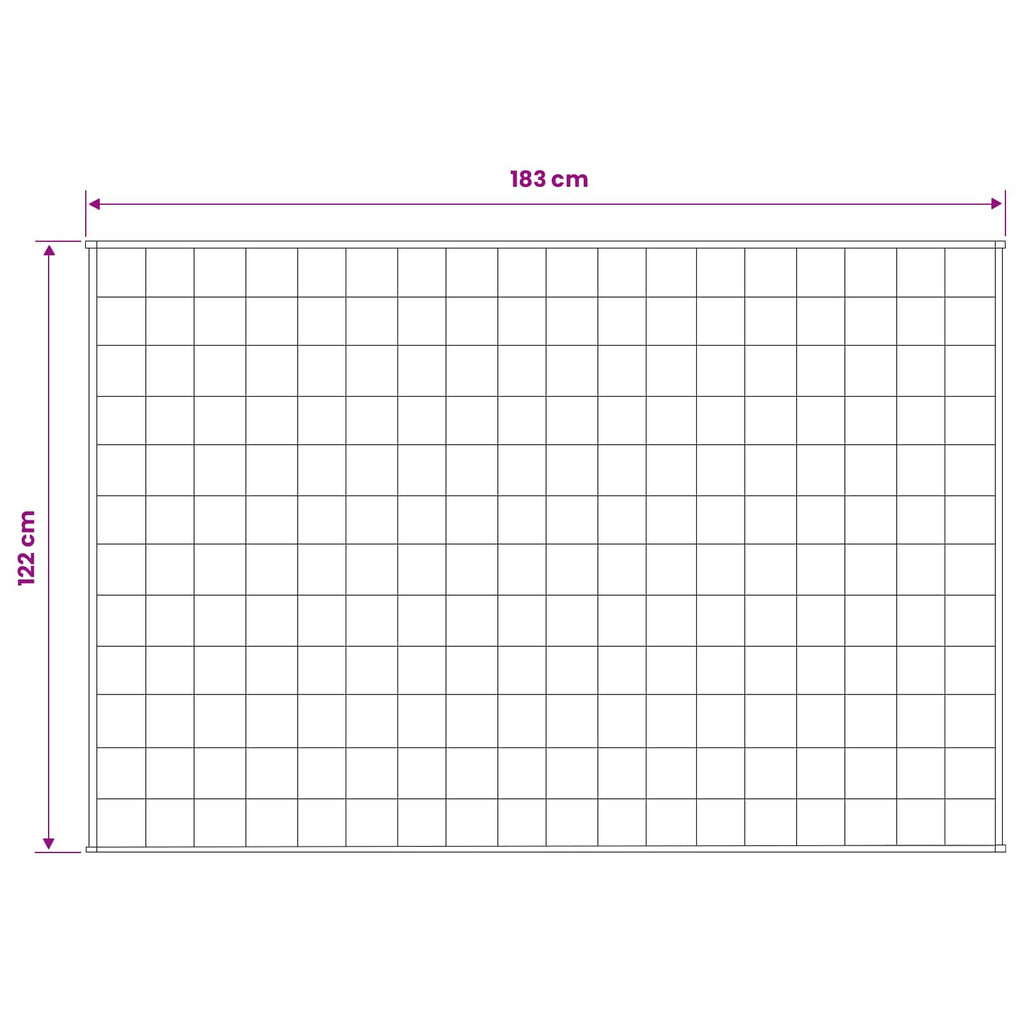 vidaXL Kołdra obciążeniowa Biały 122 x 183 cm 5 kg 100% Bawełna 205T