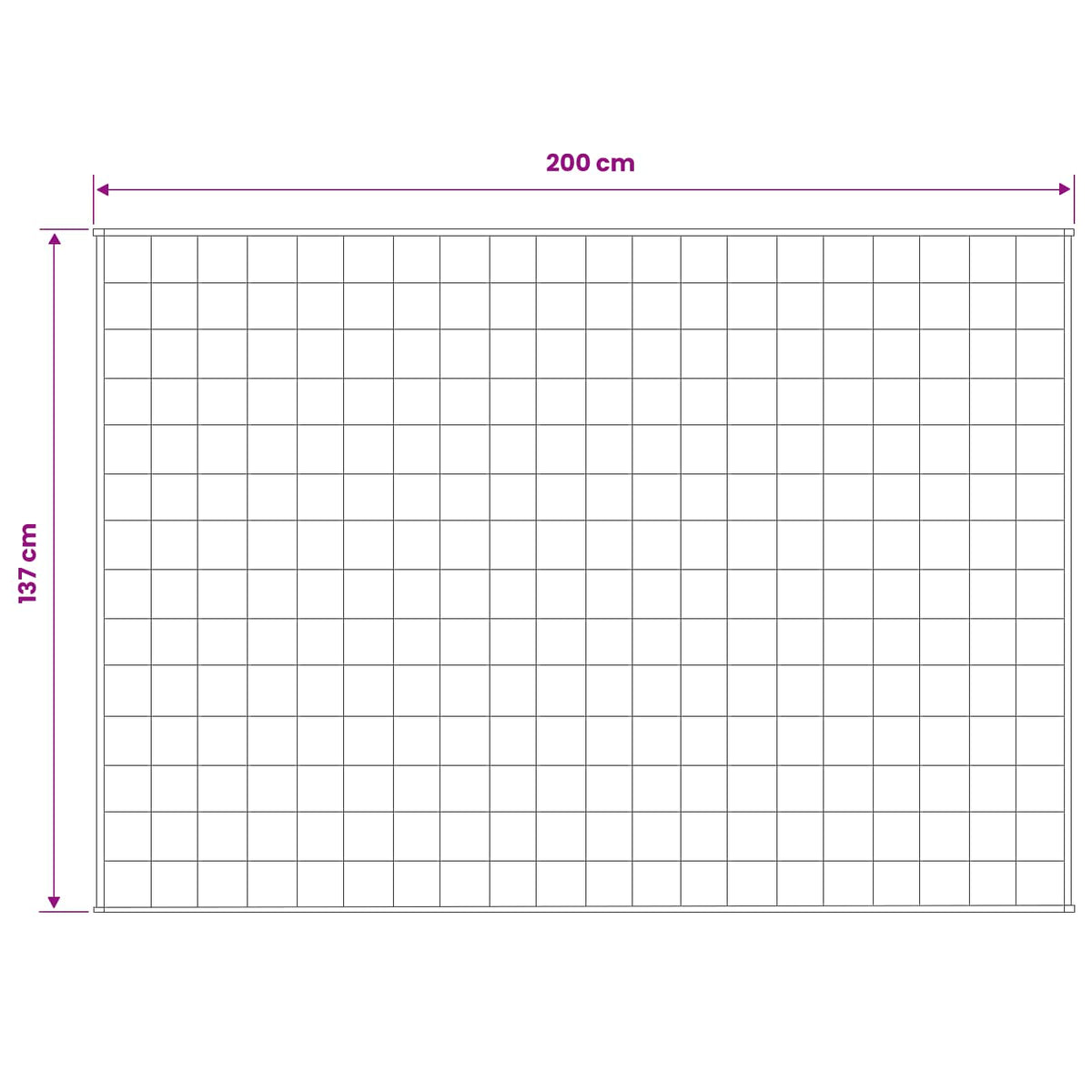 vidaXL Kołdra obciążeniowa Biały 137 x 200 cm 6 kg 100% Bawełna 205T
