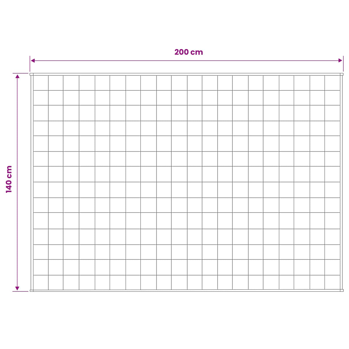 vidaXL Kołdra obciążeniowa Biały 140 x 200 cm 10 kg 100% Bawełna 205T
