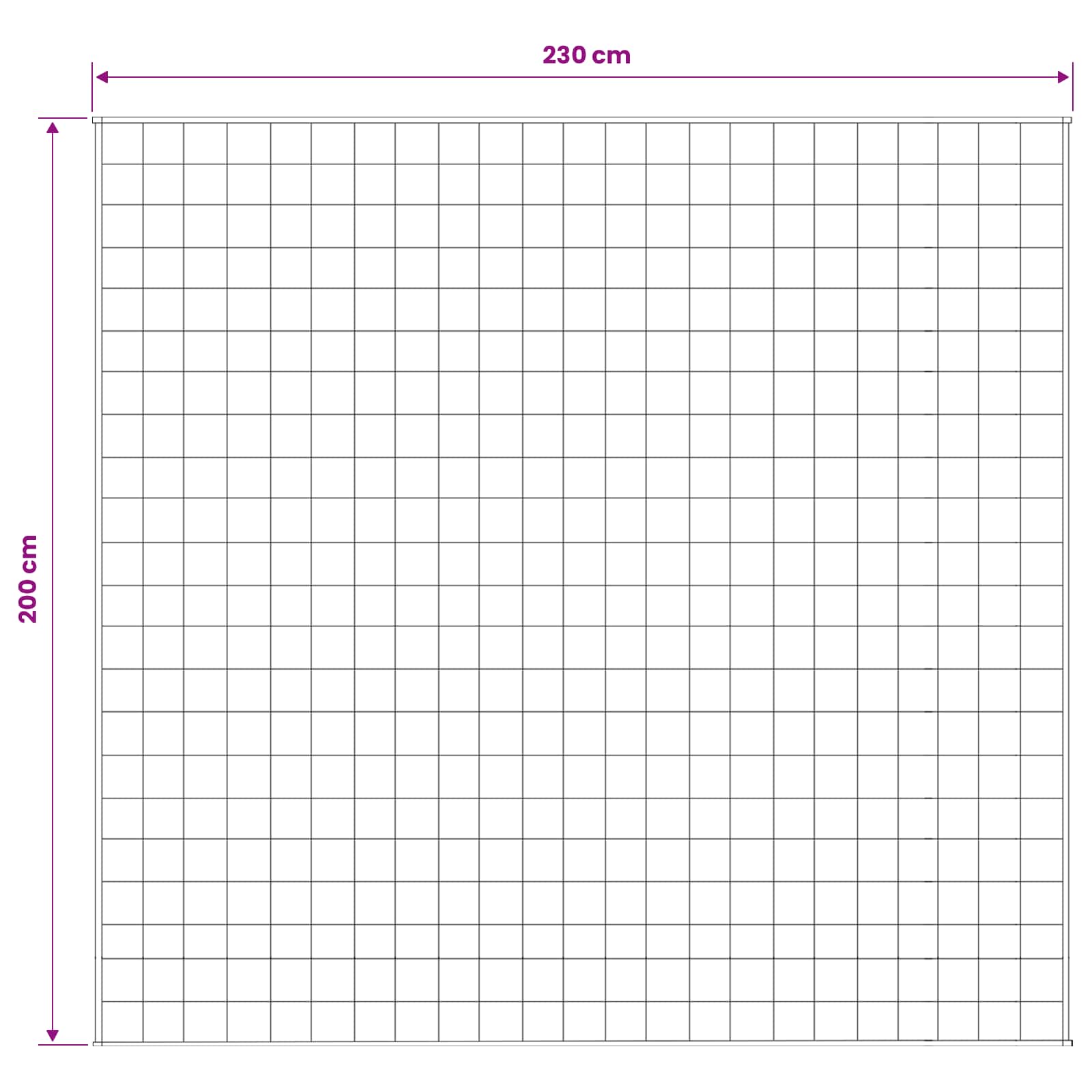 vidaXL Kołdra obciążeniowa Biały 200 x 230 cm 13 kg 100% Bawełna 205T
