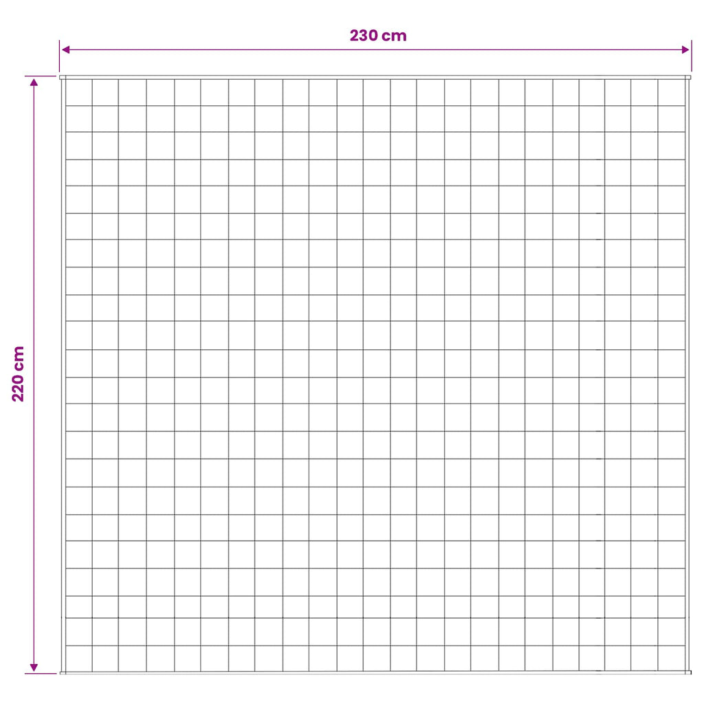 vidaXL Kołdra obciążeniowa Biały 230 x 220 cm 11 kg 100% Bawełna 205T