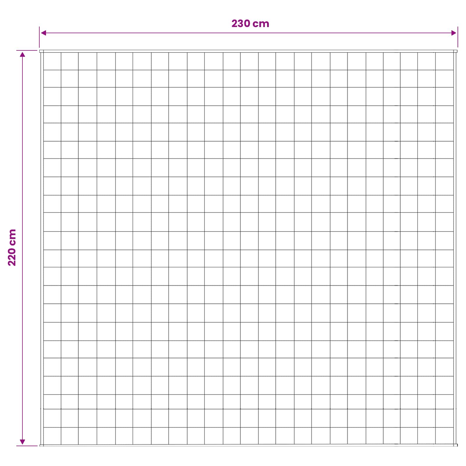 vidaXL Kołdra obciążeniowa Biały 230 x 220 cm 11 kg 100% Bawełna 205T