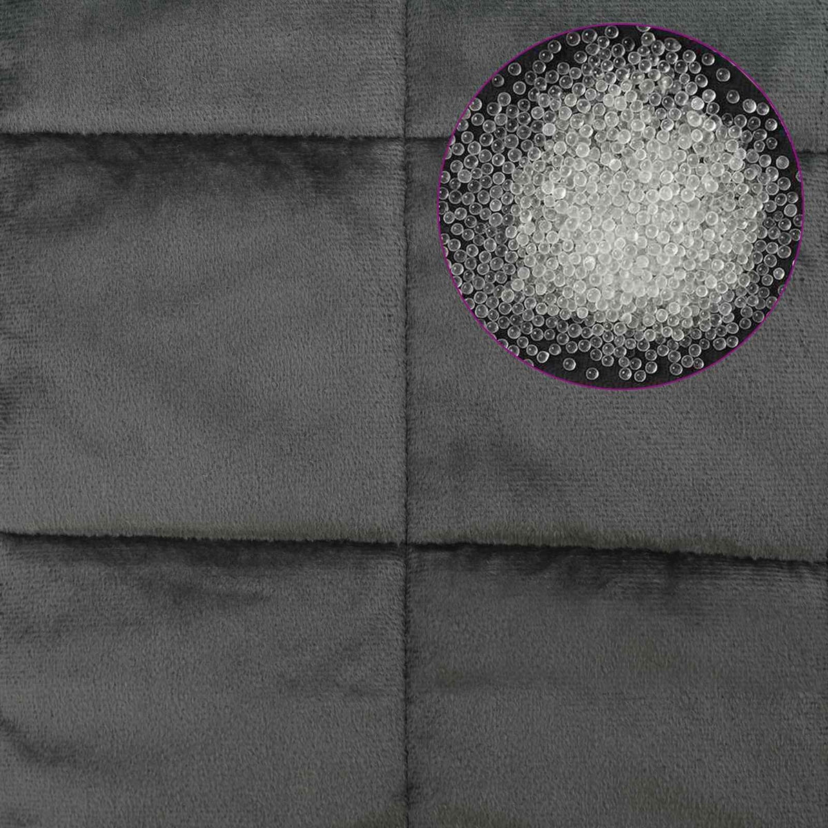 vidaXL Kołdra obciążeniowa antracytowy 140 x 200 cm 6 kg