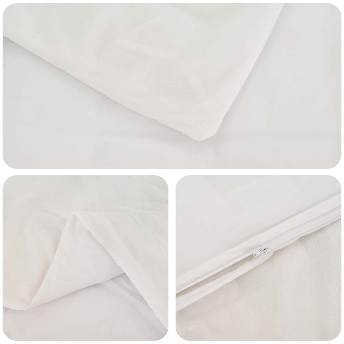 vidaXL Kołdra obciążeniowa Biały 137 x 200 cm 10 kg 100% Bawełna 205T