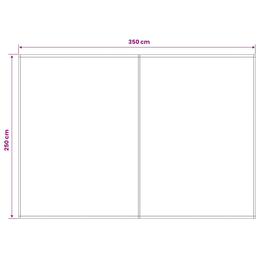 vidaXL Materiał zapasowy do markizy brązowy 350 x 250 cm Poliester