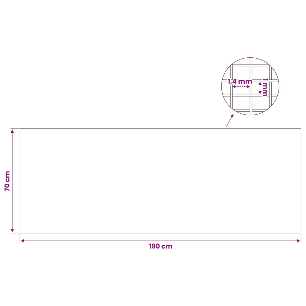 vidaXL Pokrywa szybu świetlnego z klipsami 5 szt. 70 x 190 cm srebrny
