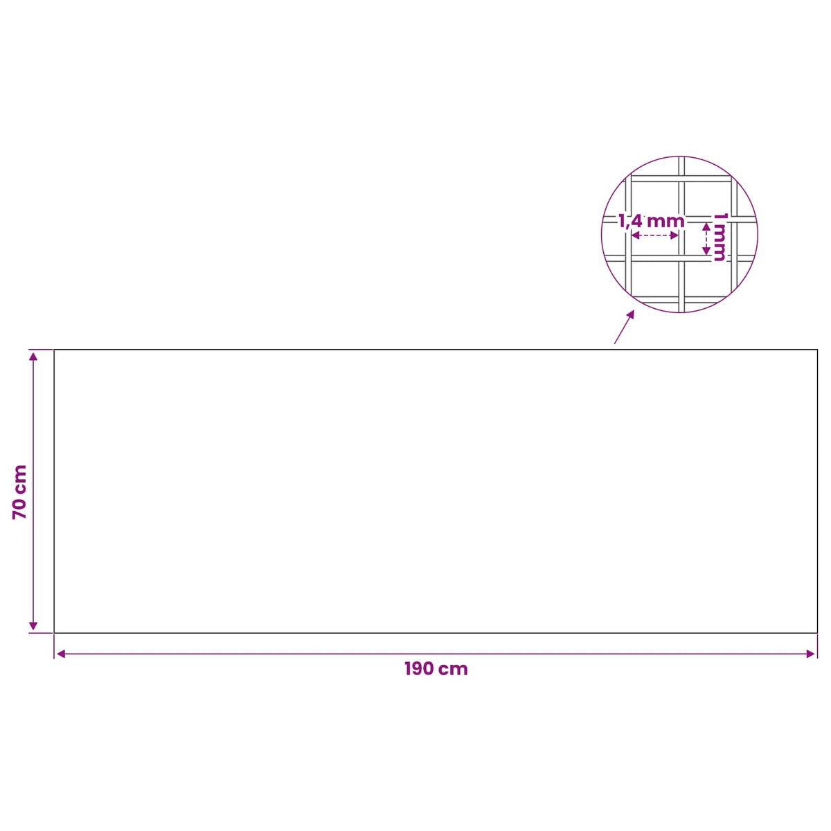 vidaXL Pokrywa szybu świetlnego z klipsami 5 szt. 70 x 190 cm srebrny