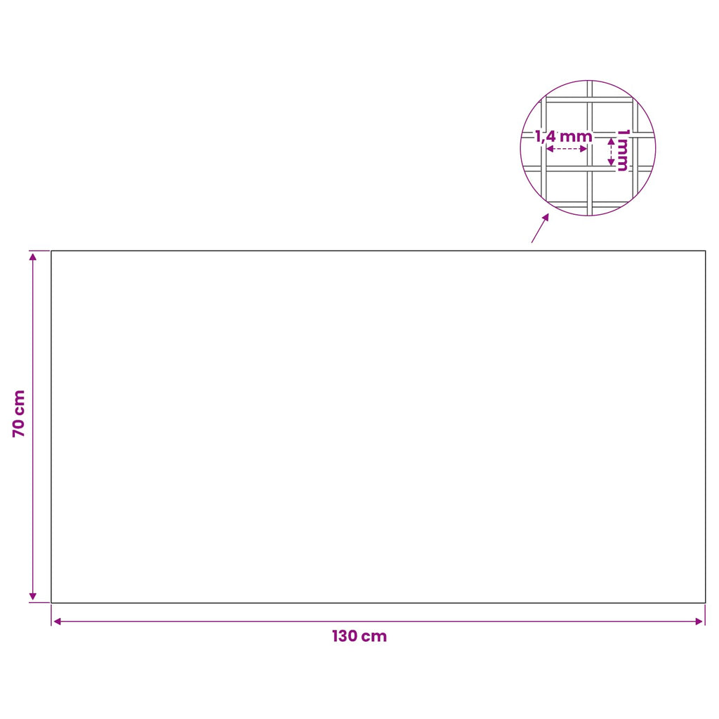 vidaXL Pokrywa szybu świetlnego z klipsami 5 szt. 70 x 130 cm Szary