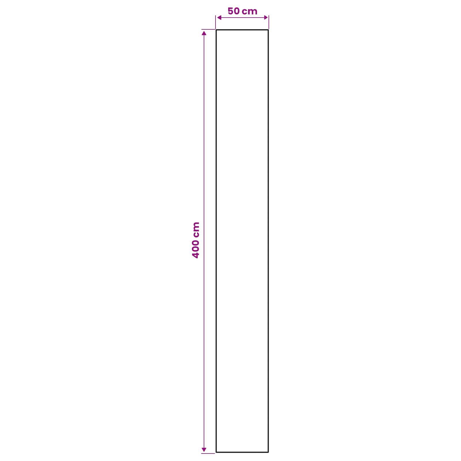 vidaXL Chodnik dywanowy LESAKA srebrny 50 x 400 cm Aksamit diamentowy
