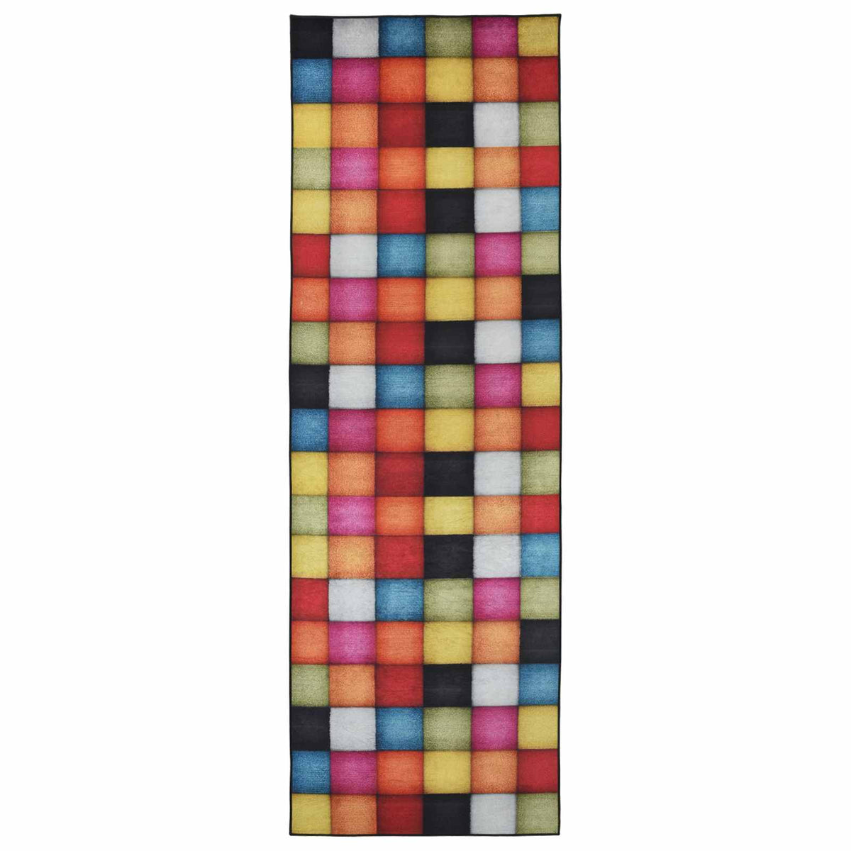 vidaXL Chodnik dywanowy LESAKA kolorowy 100 x 300 cm