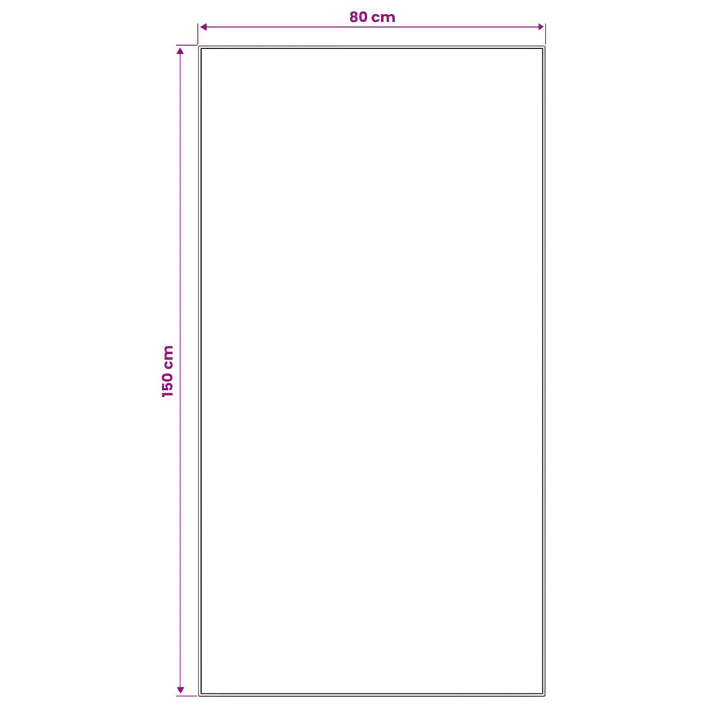 vidaXL Chodnik dywanowy ORIZ 1150 gsm Szary i czarny