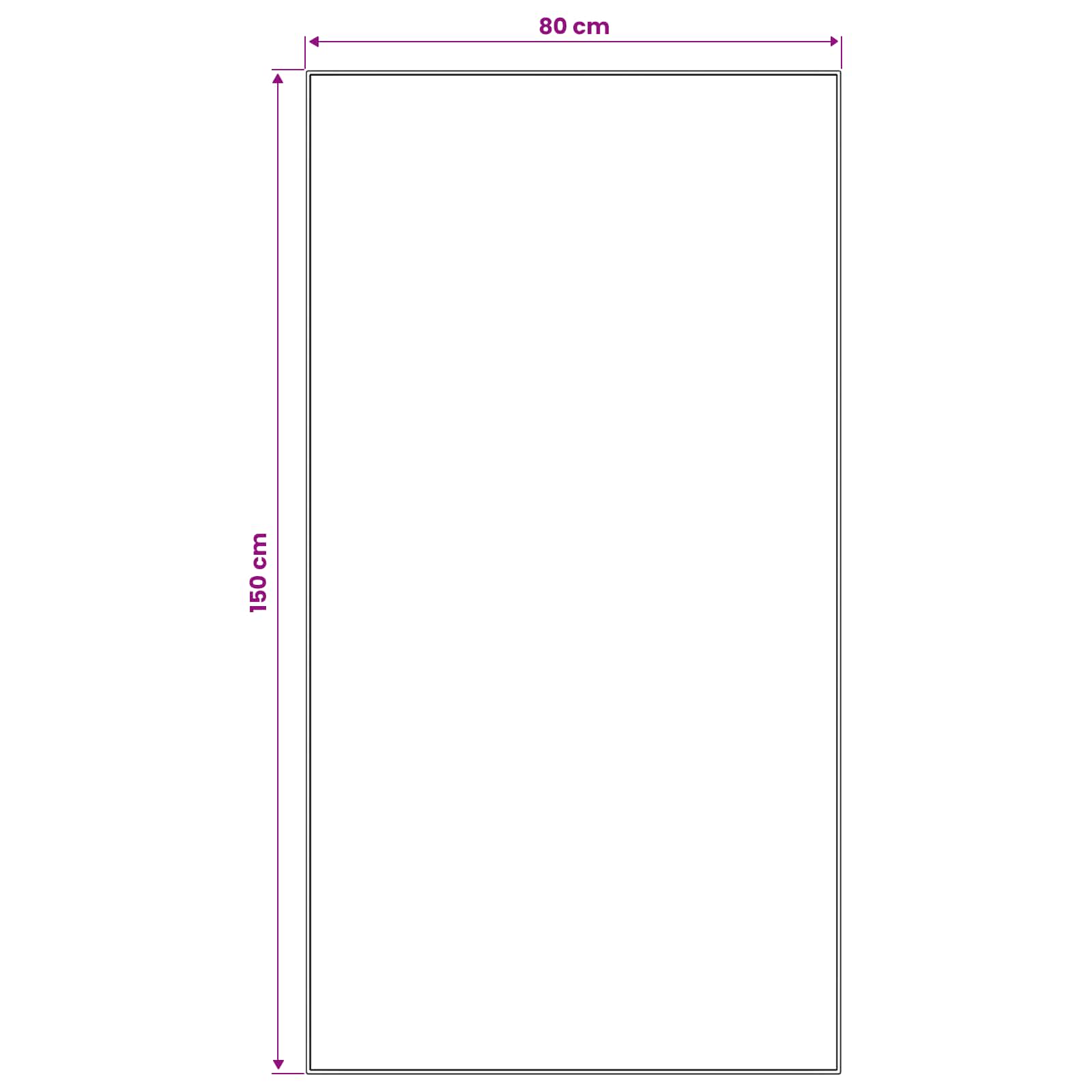 vidaXL Chodnik dywanowy ORIZ 1150 gsm Czarny wzór siatkowy