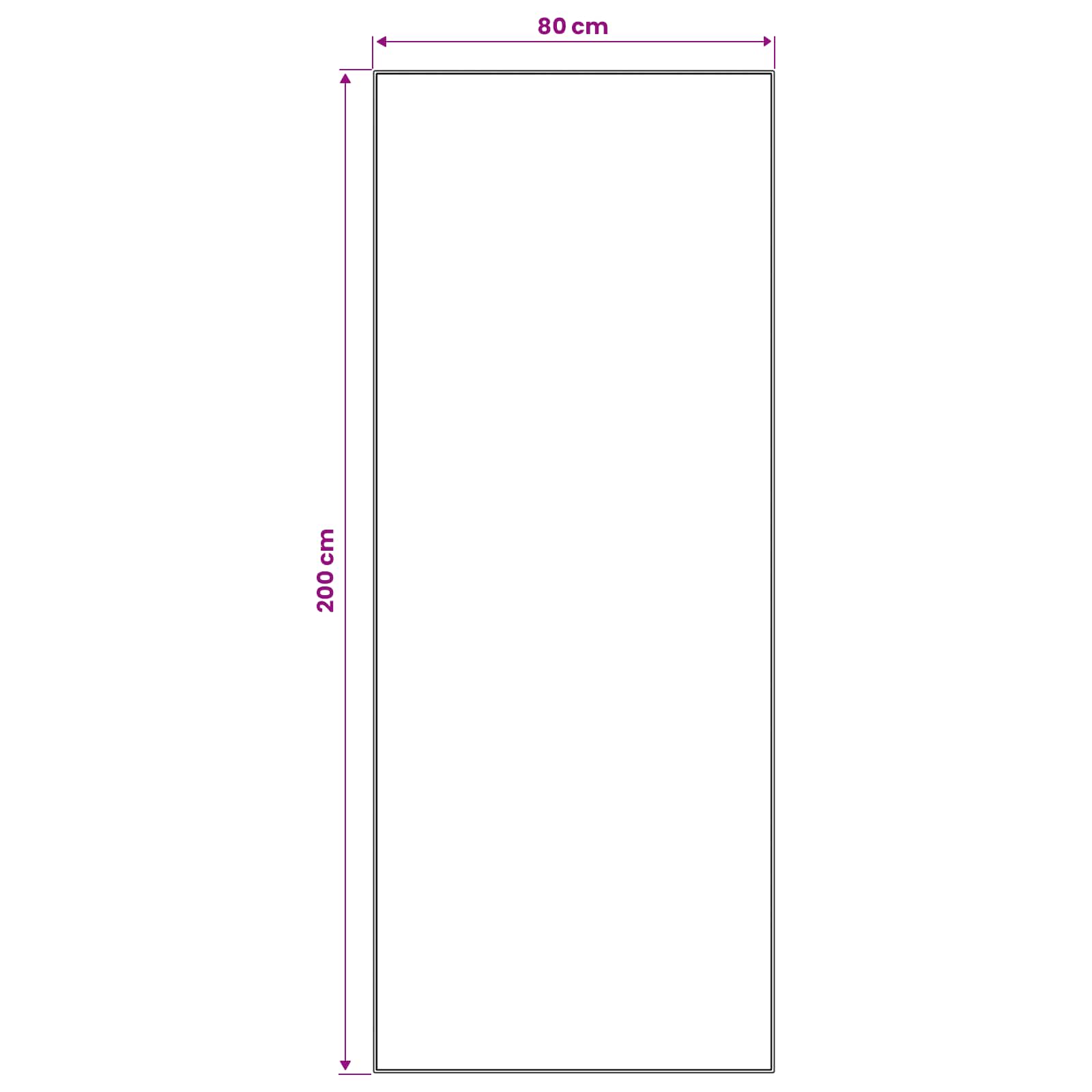 vidaXL Chodnik dywanowy ORIZ 1150 gsm Czarny wzór siatkowy