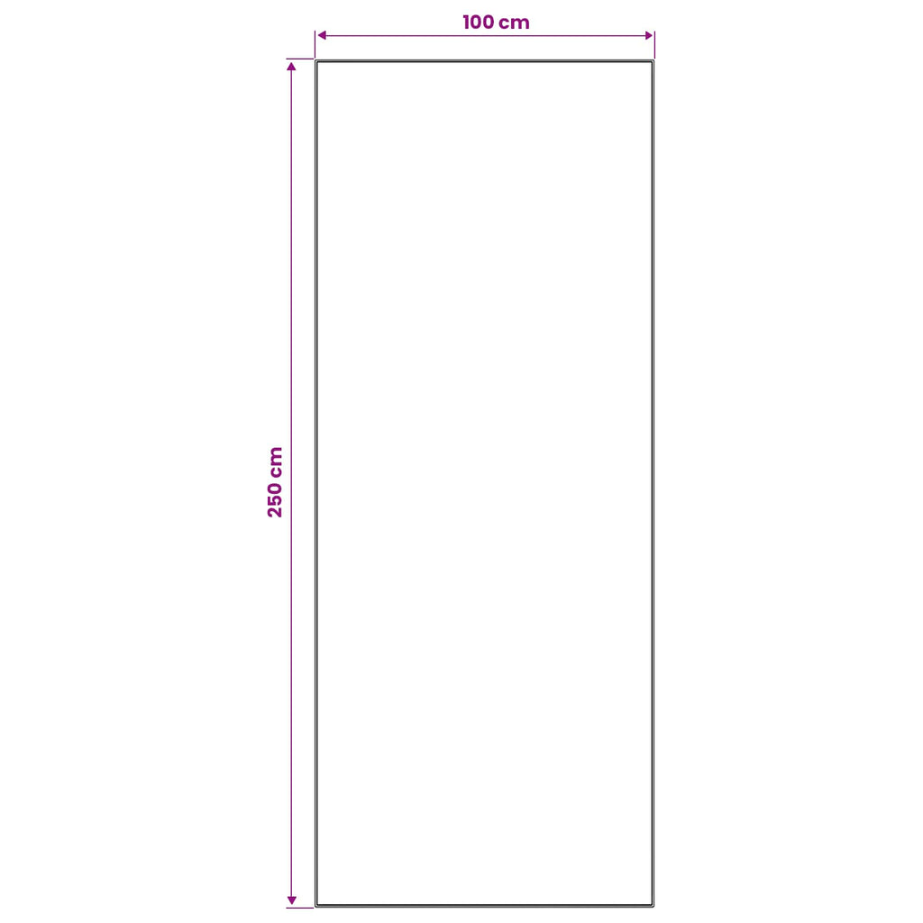 vidaXL Chodnik dywanowy ORIZ 1150 gsm Czarny wzór siatkowy