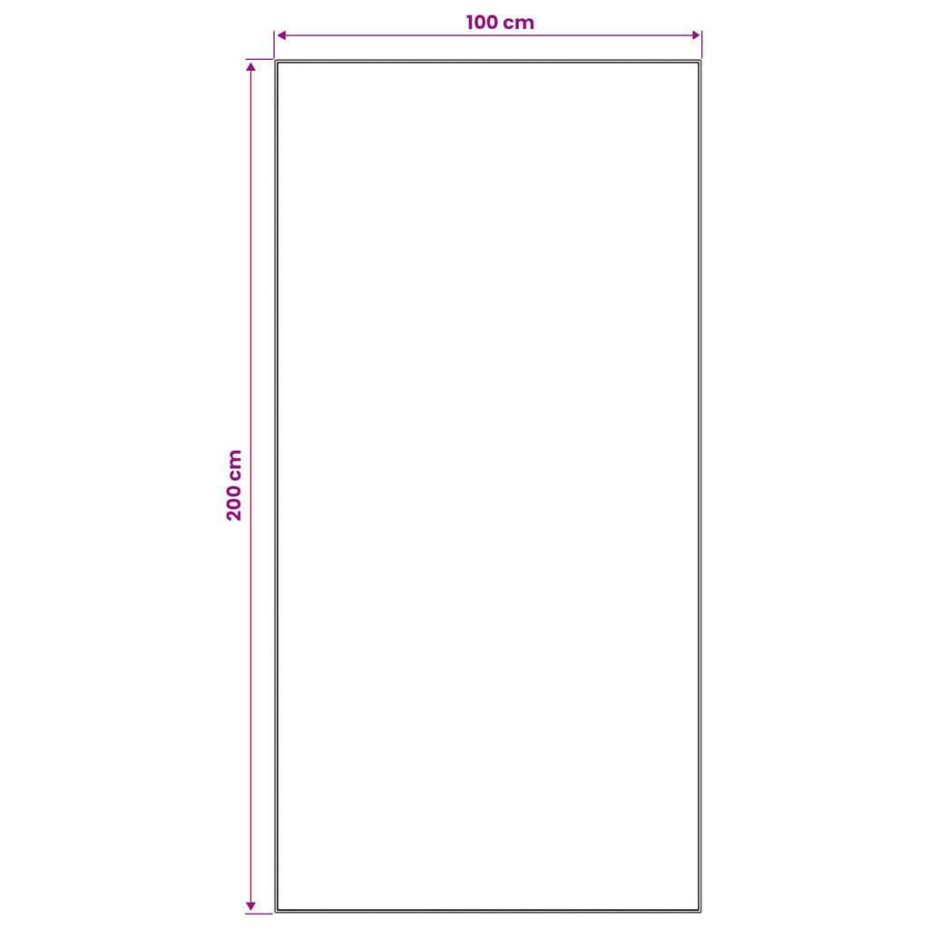 vidaXL Chodnik dywanowy ORIZ 1150 gsm Czarny wzór siatkowy