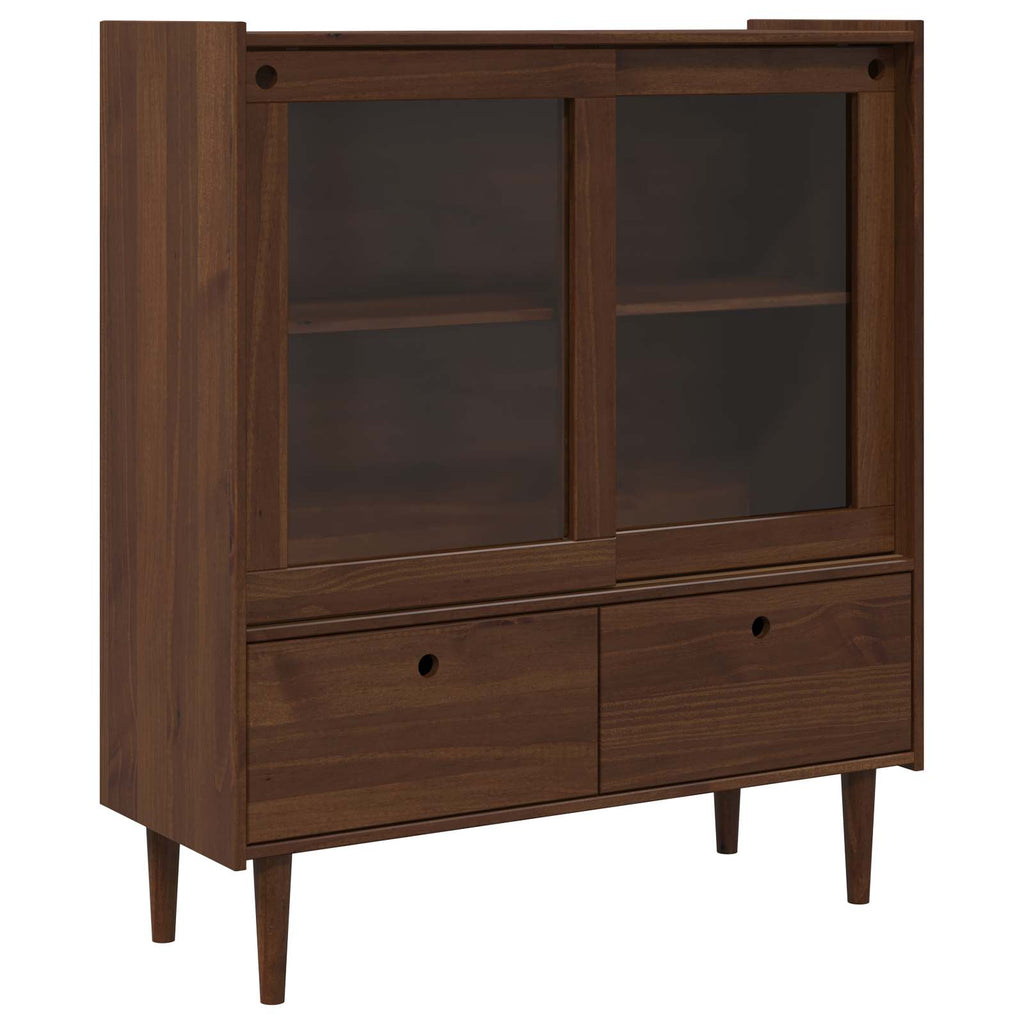 vidaXL Szafka BILBAO Ciemny karmel 104 x 40 x 120 cm