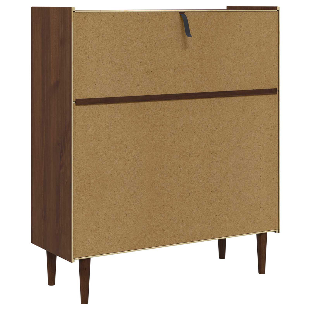 vidaXL Szafka BILBAO Ciemny karmel 104 x 40 x 120 cm