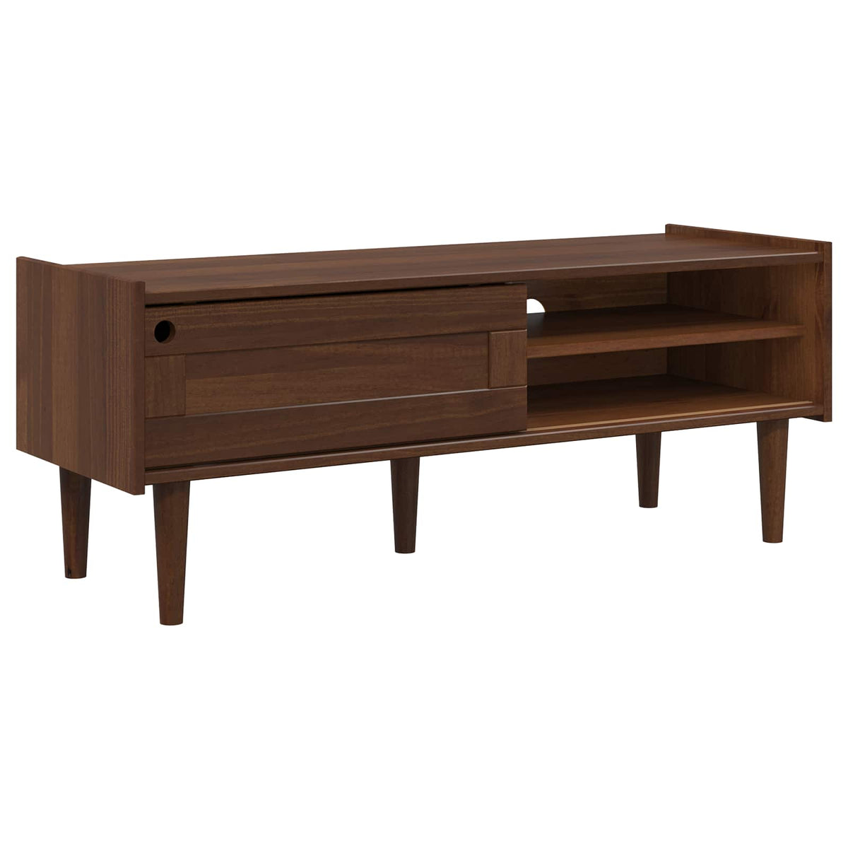 vidaXL Szafka pod telewizor BILBAO 114 x 40 x 45 cm Ciemny karmel