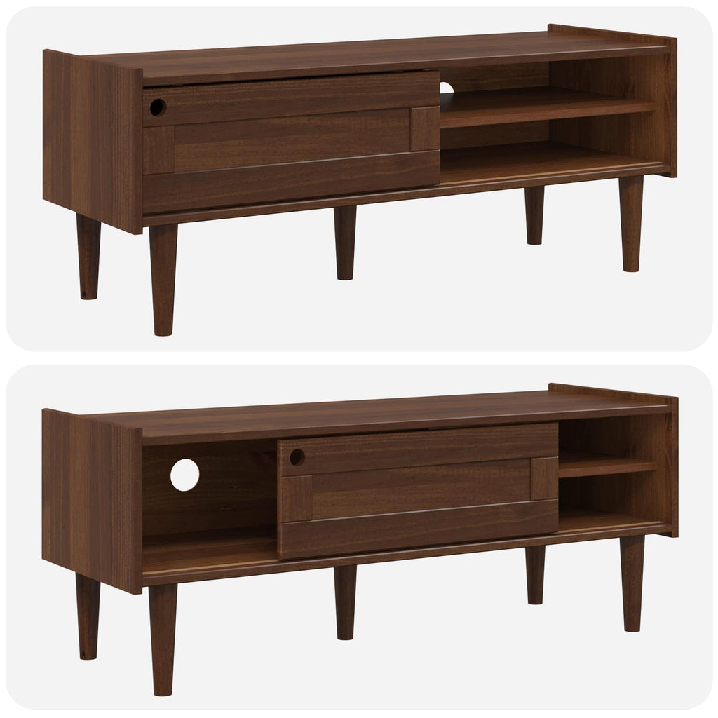 vidaXL Szafka pod telewizor BILBAO 114 x 40 x 45 cm Ciemny karmel