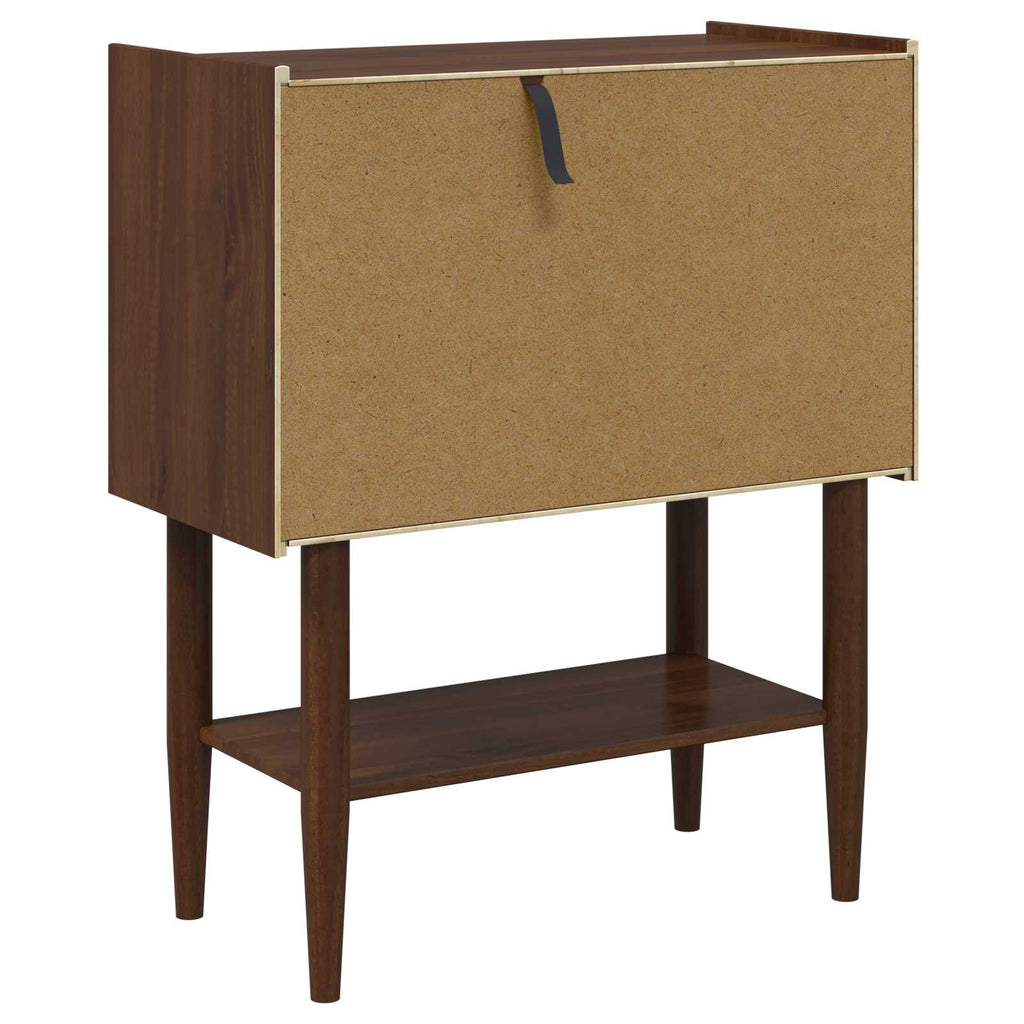vidaXL Konsola BILBAO Ciemny karmel 80 x 40 x 95 cm
