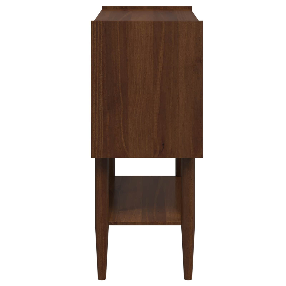 vidaXL Konsola BILBAO Ciemny karmel 80 x 40 x 95 cm