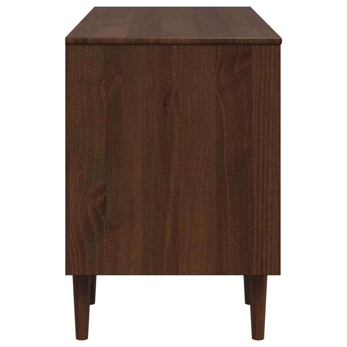 vidaXL Biurko BILBAO Ciemny karmel 114 x 53 x 75 cm