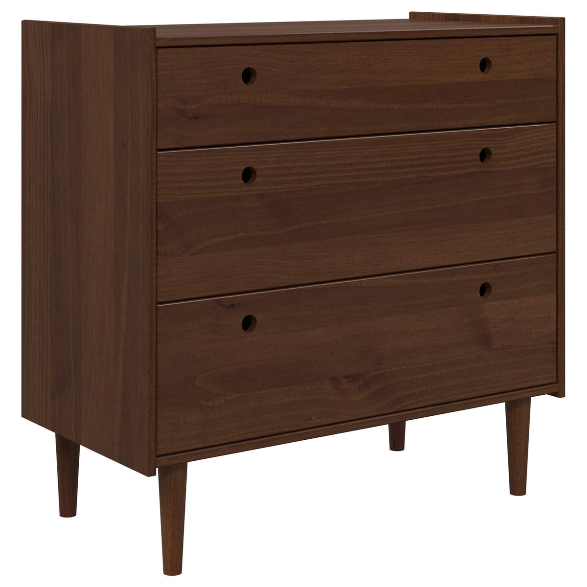 vidaXL Komoda z szufladami BILBAO Ciemny karmel 90 x 45 x 89 cm