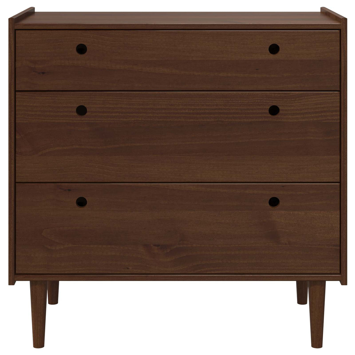 vidaXL Komoda z szufladami BILBAO Ciemny karmel 90 x 45 x 89 cm