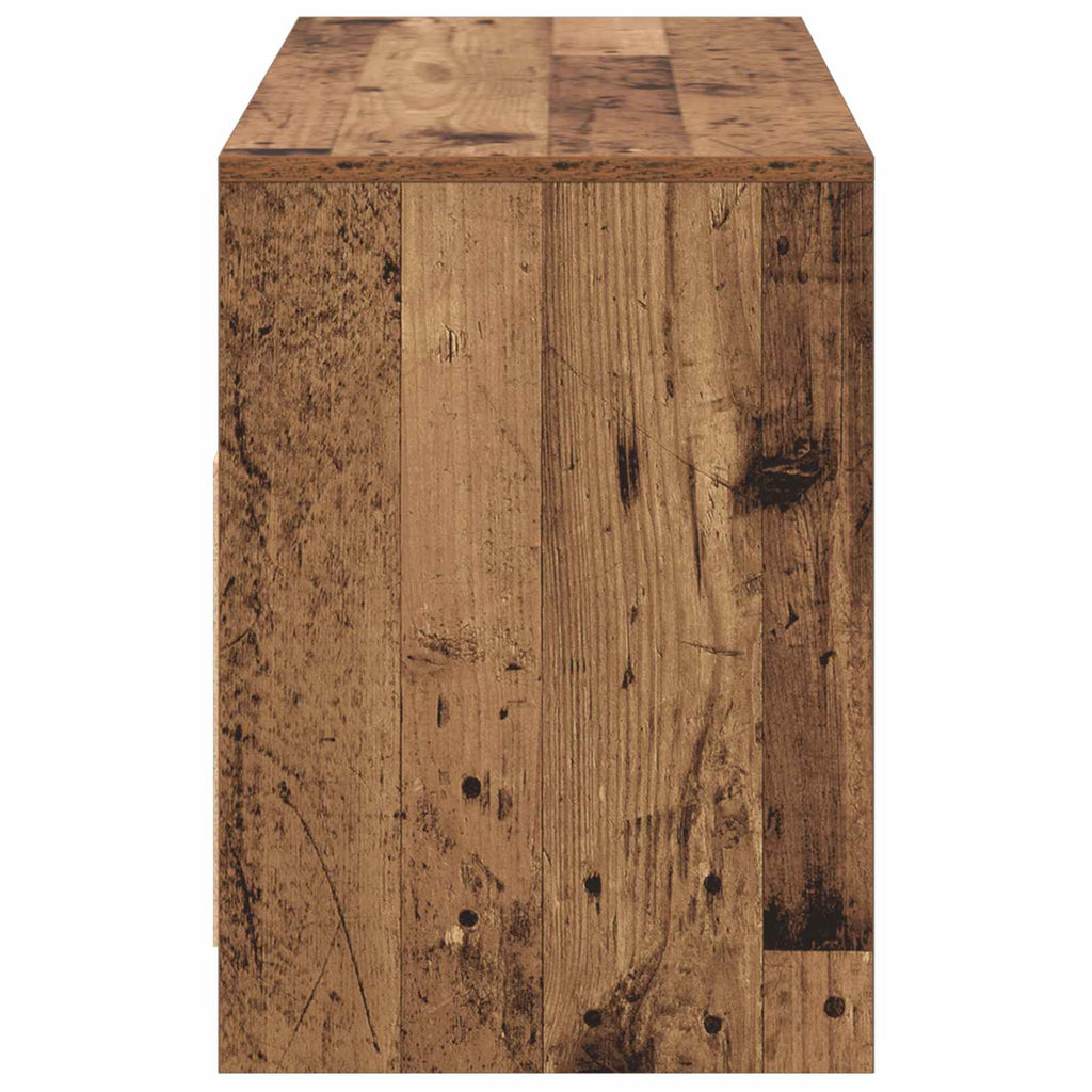 vidaXL Szafka pod telewizor 102 x 37,5 x 52,5 cm Stare drewno