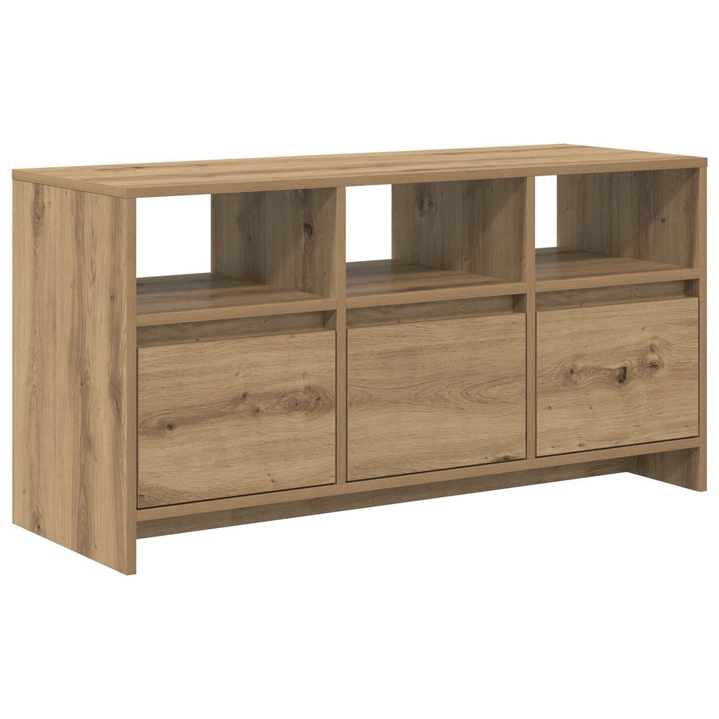 vidaXL Szafka pod telewizor 102 x 37,5 x 52,5 cm Dąb artisan