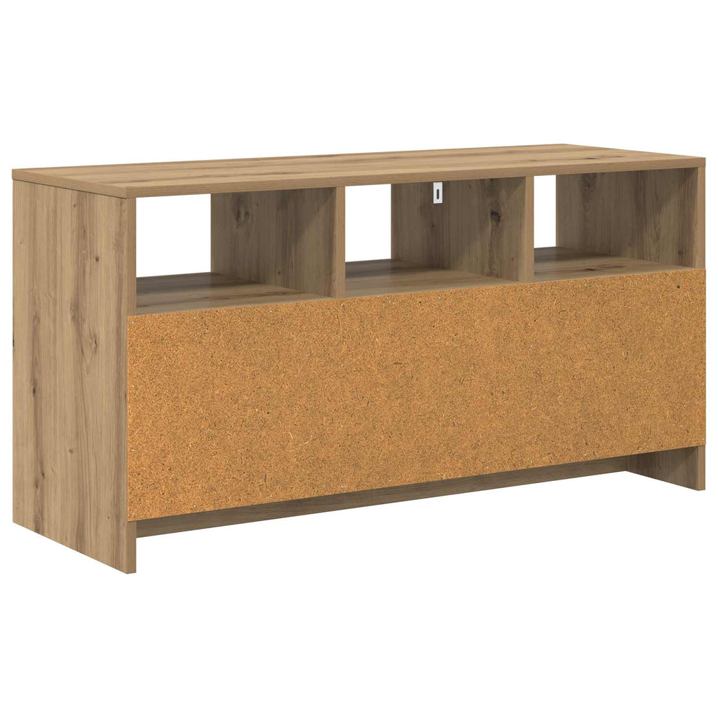 vidaXL Szafka pod telewizor 102 x 37,5 x 52,5 cm Dąb artisan
