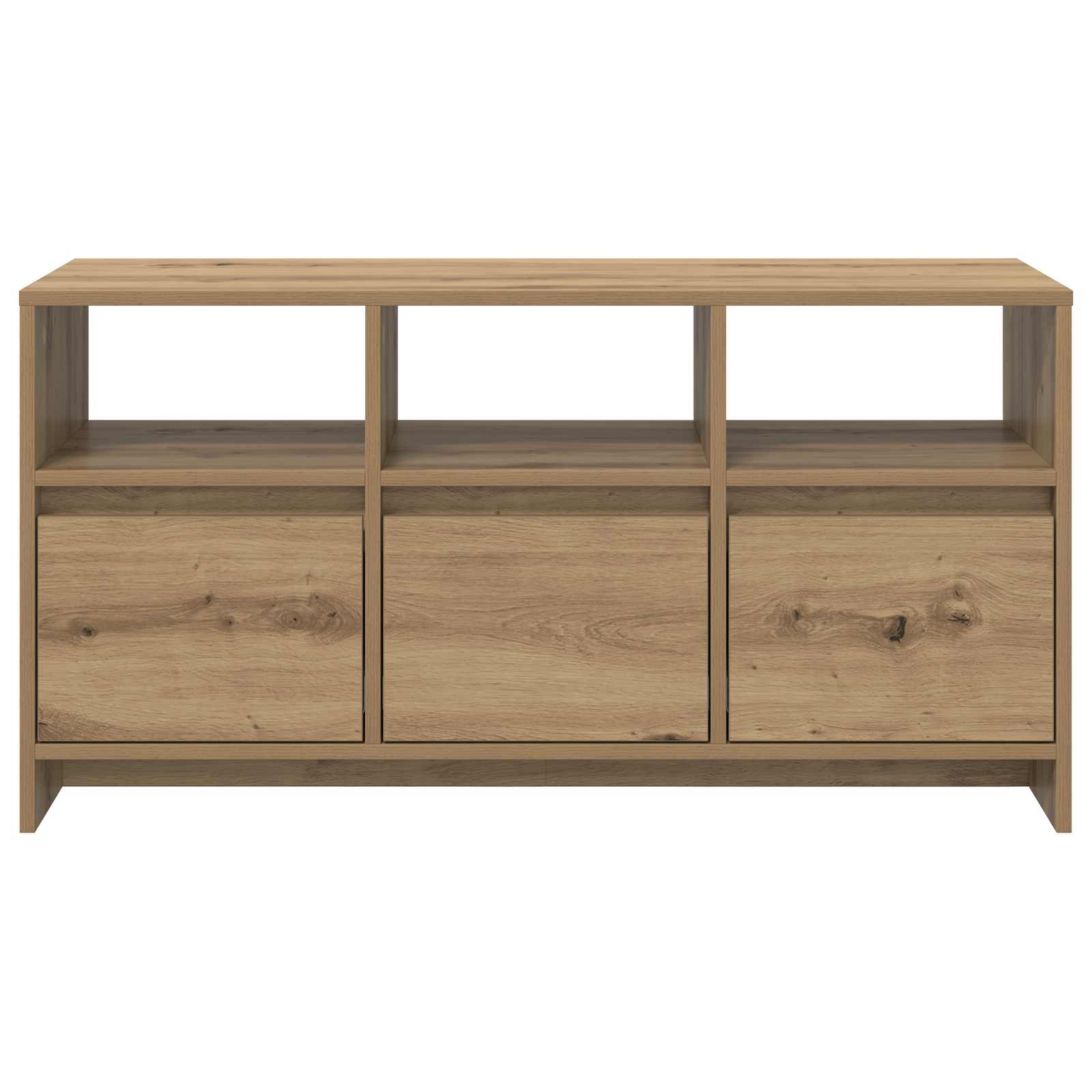 vidaXL Szafka pod telewizor 102 x 37,5 x 52,5 cm Dąb artisan