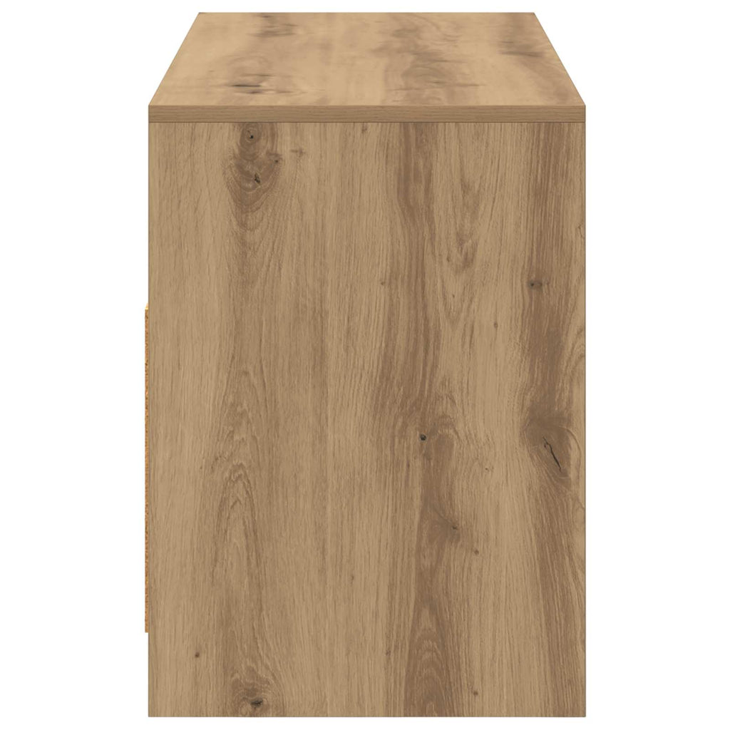 vidaXL Szafka pod telewizor 102 x 37,5 x 52,5 cm Dąb artisan