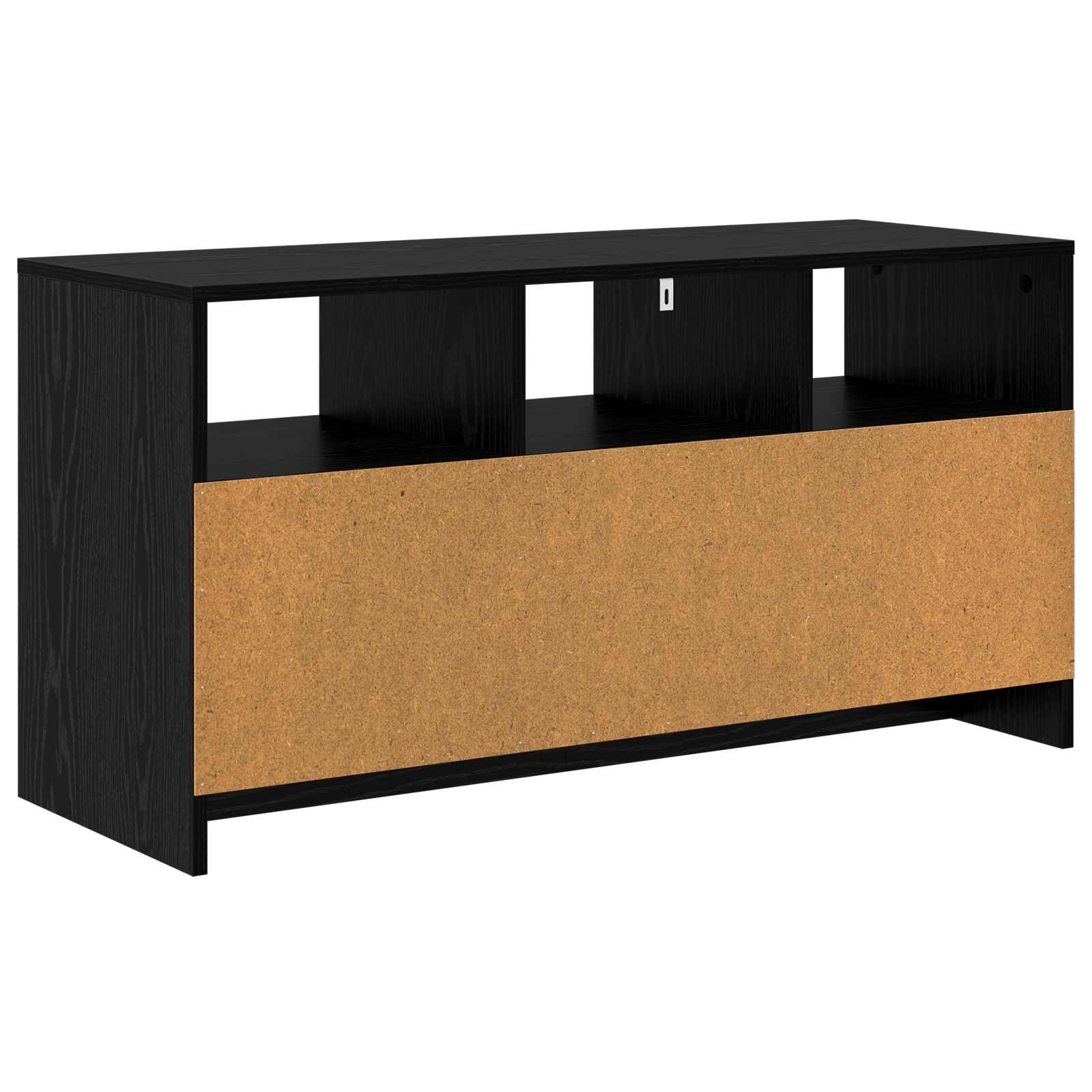 vidaXL Szafka pod telewizor 102 x 37,5 x 52,5 cm Czarny dąb