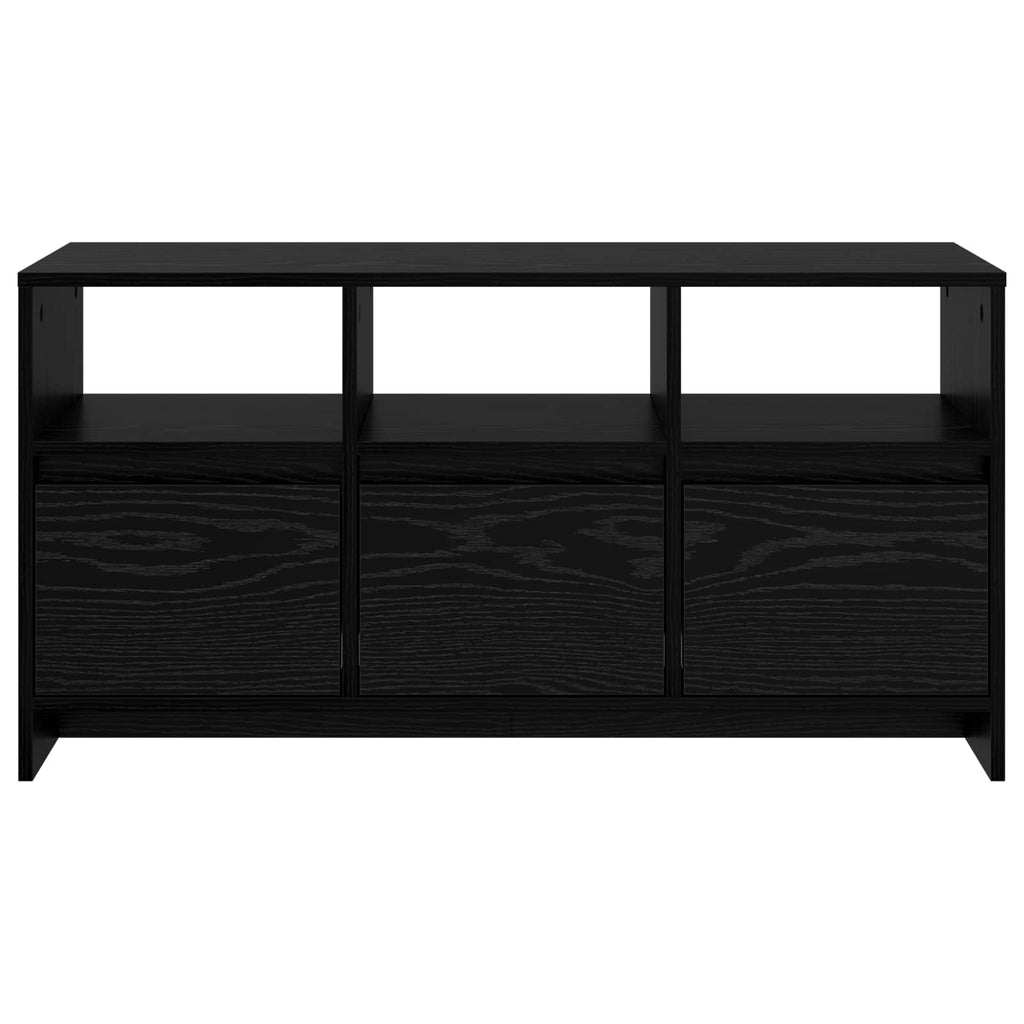 vidaXL Szafka pod telewizor 102 x 37,5 x 52,5 cm Czarny dąb